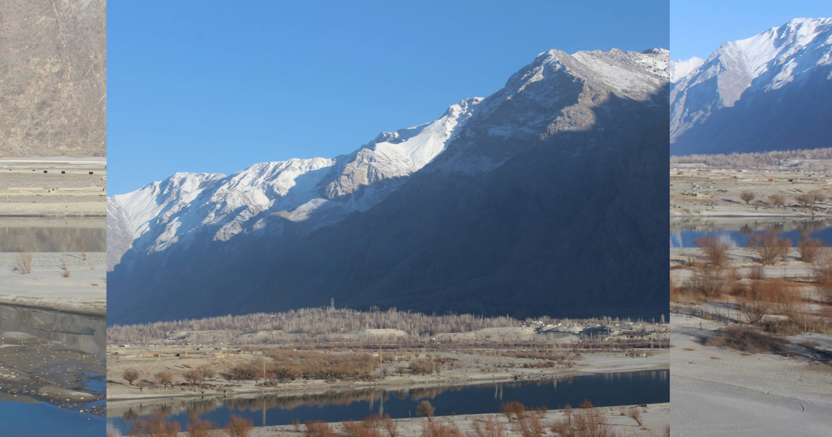 Skardu Village Side Area and INDEX RIVER