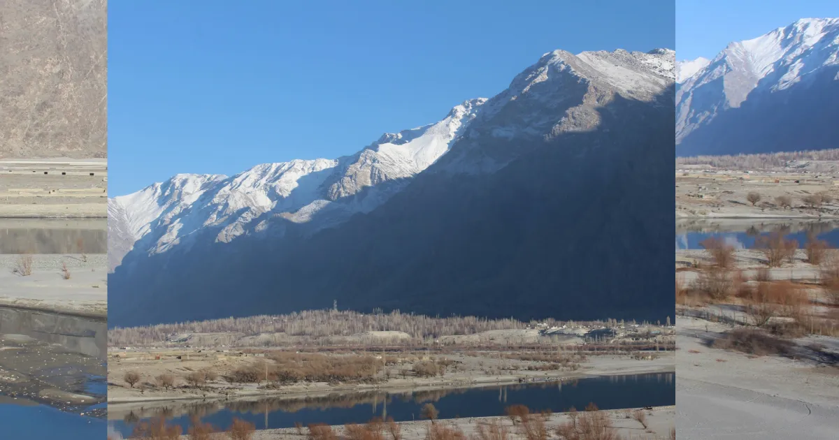 Skardu Village Side Area and INDEX RIVER