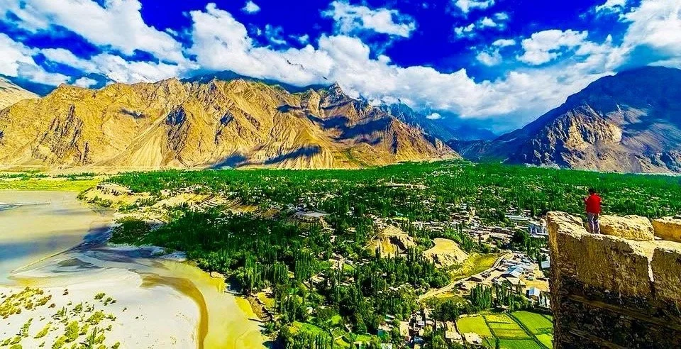 Skardu Aerial view