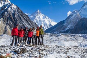 Trekking on K2